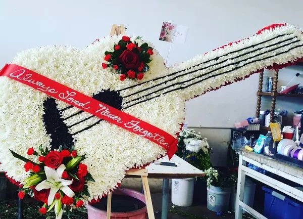 CUSTOM FUNERAL ARRANGEMENT