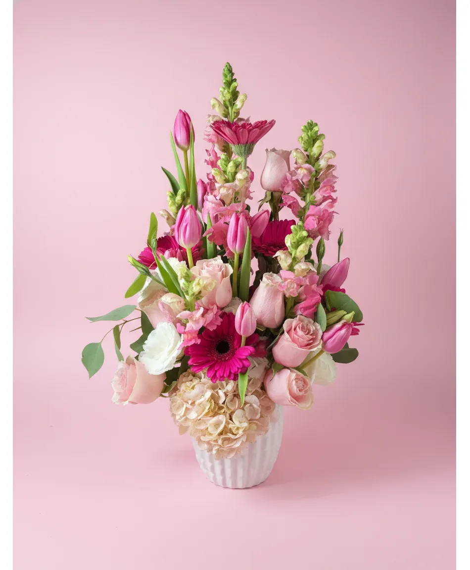 Pretty Pink vase arrangement Pretty Pink vase arrangement