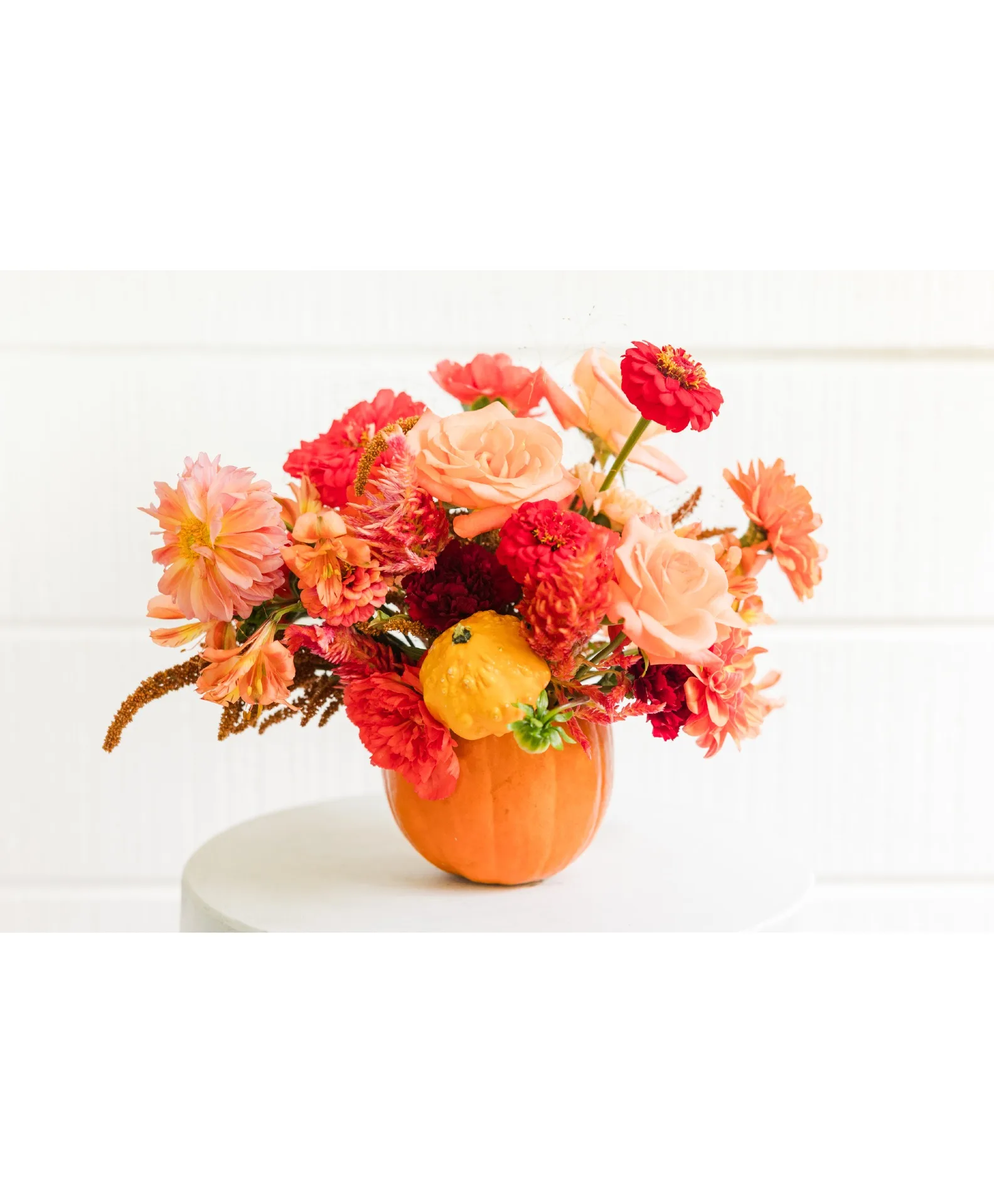 L.D. autumn pumpkin floral bouquet L.D. autumn pumpkin floral bouquet