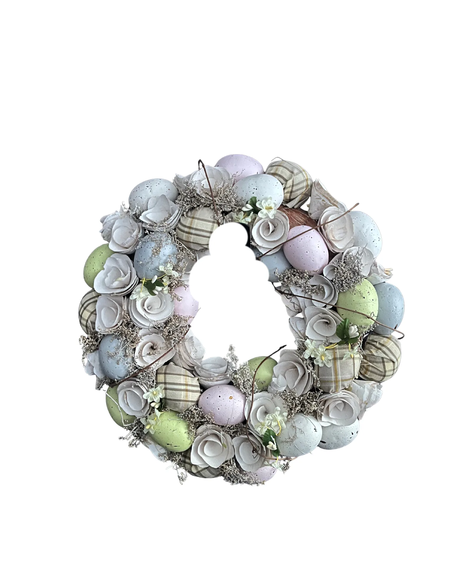Pastel Spring Egg Wreath Pastel Spring Egg Wreath