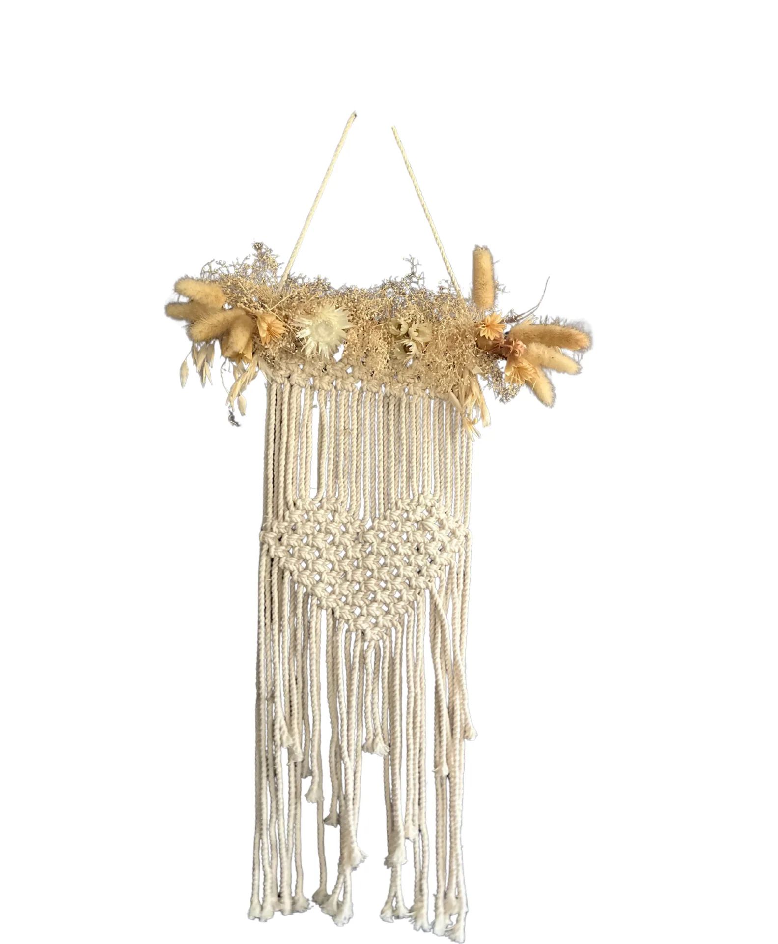 Meadowlight Macramé Floral Hanging