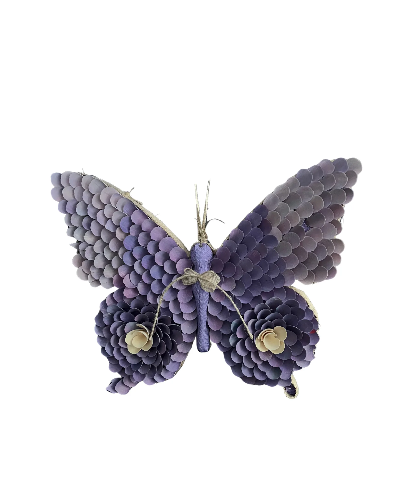 Lavender Butterfly Sola Wood Wreath Lavender Butterfly Sola Wood Wreath