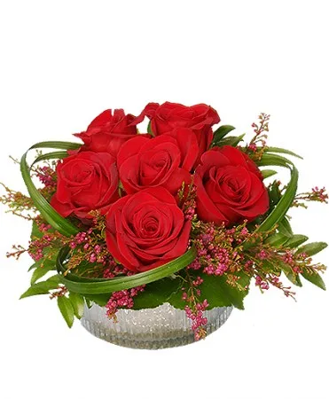 Rosy Red Posy Floral Design Rosy Red Posy Floral Design