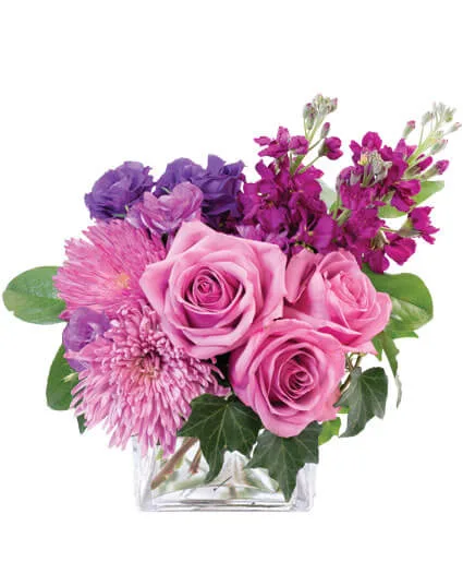 Purple Blooms of Bliss Floral Arrangement Purple Blooms of Bliss Floral Arrangement
